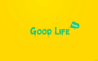 Yellow green goodlife popart logo - a green sign free wallpaper