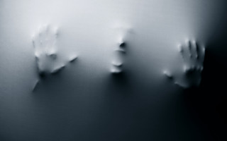 Hand reaching wall black white - chiharu shiota free wallpaper