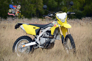 Yellow dirtbike tallgrass motorcycle sticker - a field free wallpaper