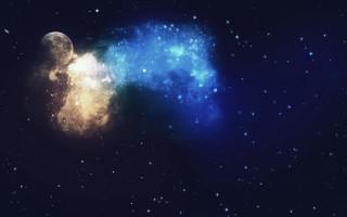 Space starfield cosmic mandelbrot aurora - cosmic free wallpaper