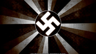 Black white sunburst symbol grunge - adolf born free wallpaper
