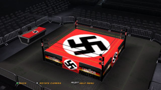 Boxing ring hammer symbol darkened - adolf born free wallpaper