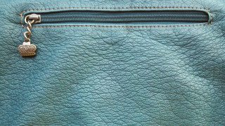 Blue purse zipper gold lock - free textures wallpaper