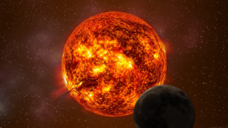 Sun star planet aurora milkyway - david free wallpaper for desktop