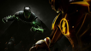 Batman greenlantern fight darkroom glowing - a batman free wallpaper