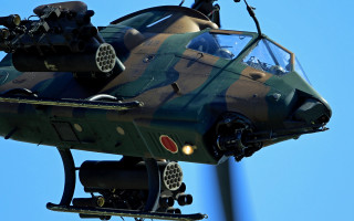 Military helicopter blue sky pilot - a propeller free wallpaper