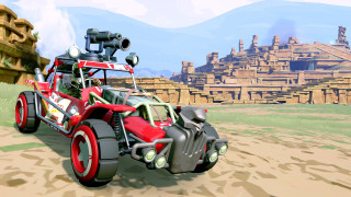 Red gray car dirt road - a dirt road next free wallpaper