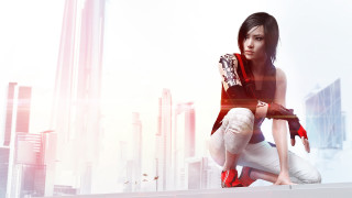 Eve ryder cityscape red top - white pants free wallpaper for desktop