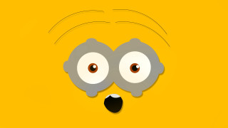Yellow gray face brown eyes - dada free wallpaper