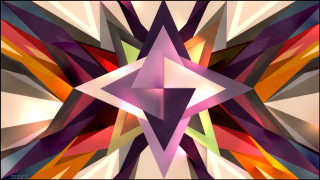 Colorful star sacred geometry argyle - buckminster fuller free wallpaper