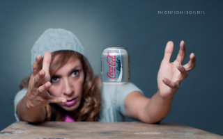 Dorothy coke holding can gesture - hyperrealistic free wallpaper