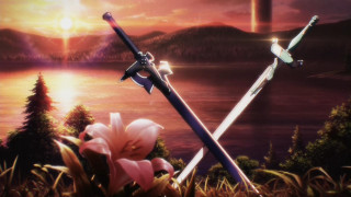 Sword sunset lake background image - a sword and a sword free wallpaper