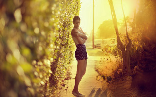 Aramenta dianthe vail autumn road - her shirt free wallpaper