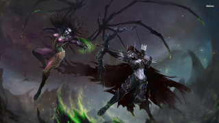 Demonic women fantasy setting costume - a fantasy setting free wallpaper