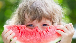 Little girl watermelon smile summer - little free wallpaper for desktop