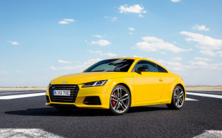Yellow car field sky clouds - a few white cloud free wallpaper for desktop