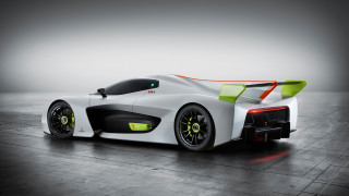 White green sports car concrete - a concrete floor free wallpaper