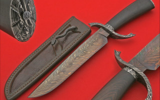 Knife sheath red background sharp - sharp high detail free wallpaper