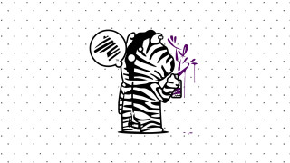 Zebra holding balloon mouth balloon - a balloon free wallpaper