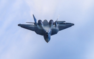 Fighter jet blue sky clouds 31 - vector free wallpaper for desktop