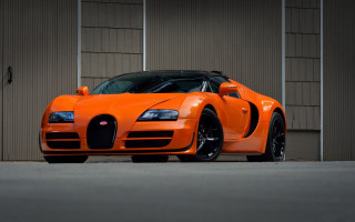 Orange cobra car building door - nice free wallpaper