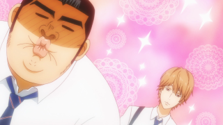 Man tie woman cat nose - anime visual free wallpaper