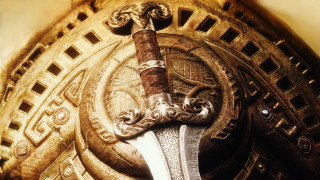 Sword shield pattern wall fantasy - a pattern free wallpaper for desktop