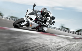 Motorcycle driving sunny day motion - a track free wallpaper for desktop