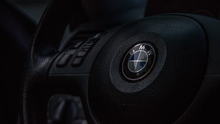 Car steering wheel black leather 2 - steering free wallpaper