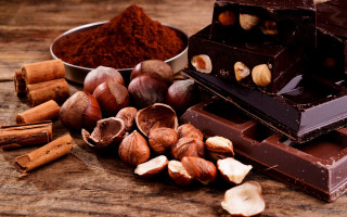 Chocolate nuts spices cocoa cinnamon - nuts free wallpaper for desktop
