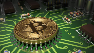 Bitcoin circuit futurism tech beeple - electronic free wallpaper