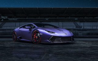 Purple stadium night starry sky - a purple sports car free wallpaper
