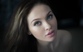Elina karimova long hair blue 2 - eye free wallpaper