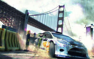 Car bridge cityscape motor vehicle - a bridge in the background free wallpaper