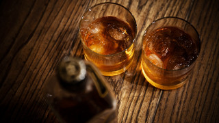 Whiskey glasses bottle stilllife wooden - a still life free wallpaper for desktop