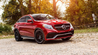 Red mercedes digital rendering ground - maximalism free wallpaper for desktop