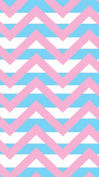 Pink blue chevron pattern white - stripe free wallpaper for mobile