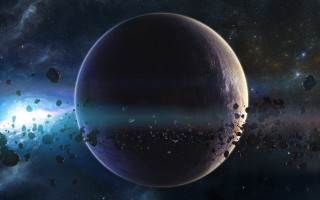 Space astronaut planet starry sky - star citizen halo free wallpaper