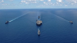 Ships ocean sky clouds beach - christopher moeller free wallpaper