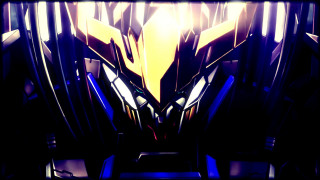 Robot suit yellow blue face - mecha free wallpaper for desktop
