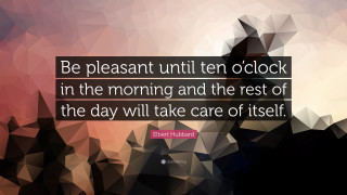 Colorful quote albert blaue morning - someone free wallpaper