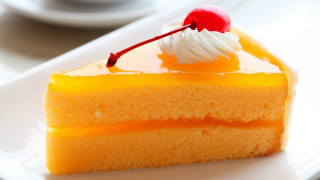 Pastel cake cherry plate fork - pastel free wallpaper