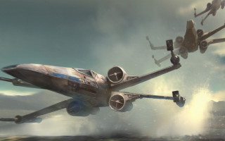 Star wars fighter jet aircraft - scene free wallpaper