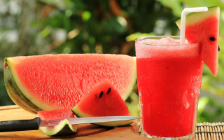 Watermelon juice slice knife summer - summer free wallpaper for desktop