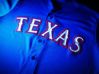 Texas baseball jersey blue red - rich vivid color free wallpaper