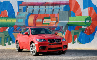 Red car colorful wall pipe - a colorful wall free wallpaper