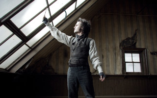 Man white shirt black pants 8 - david annand free wallpaper