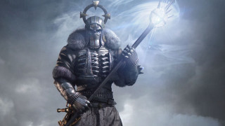 Demon horned armor sword cloud - enki bilal free wallpaper