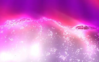 Purple pink water droplets holographic - a wave of water free wallpaper
