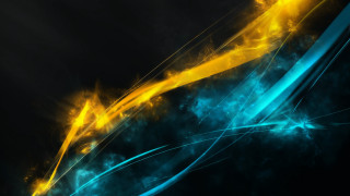 Blue yellow abstract black yellow 2 - yellow line free wallpaper